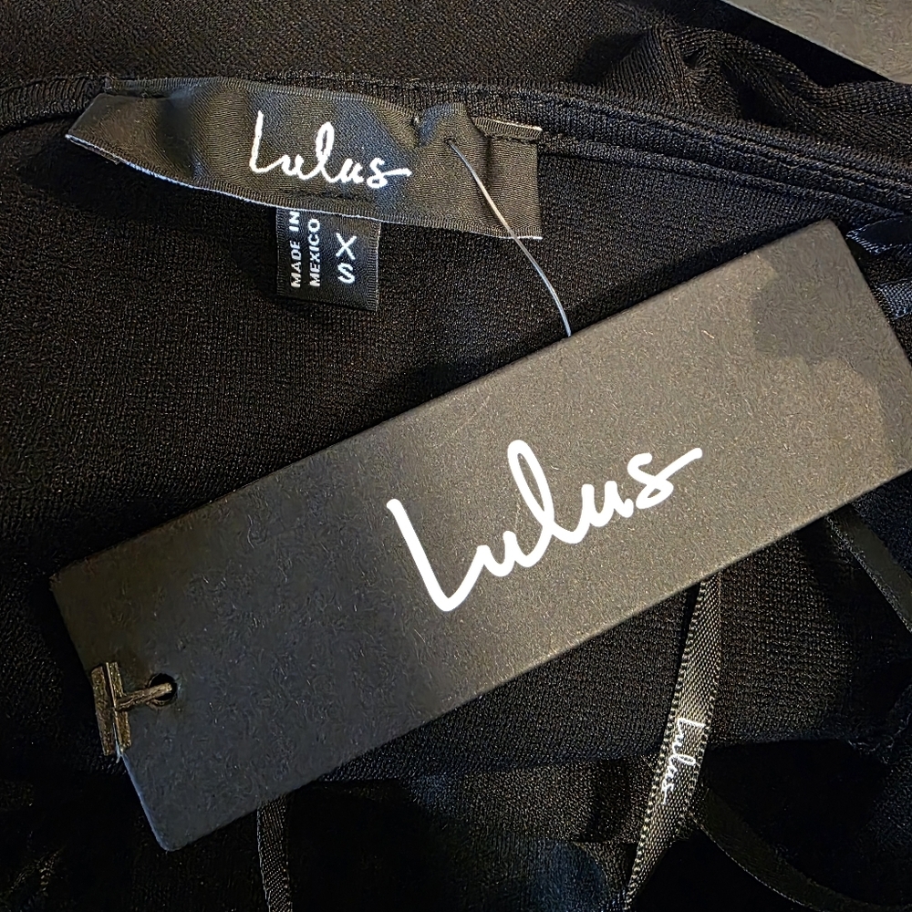 Lulus XS Good Times Only Black One-Shoulder Maxi Dress, Size XS - Picture 9 of 11